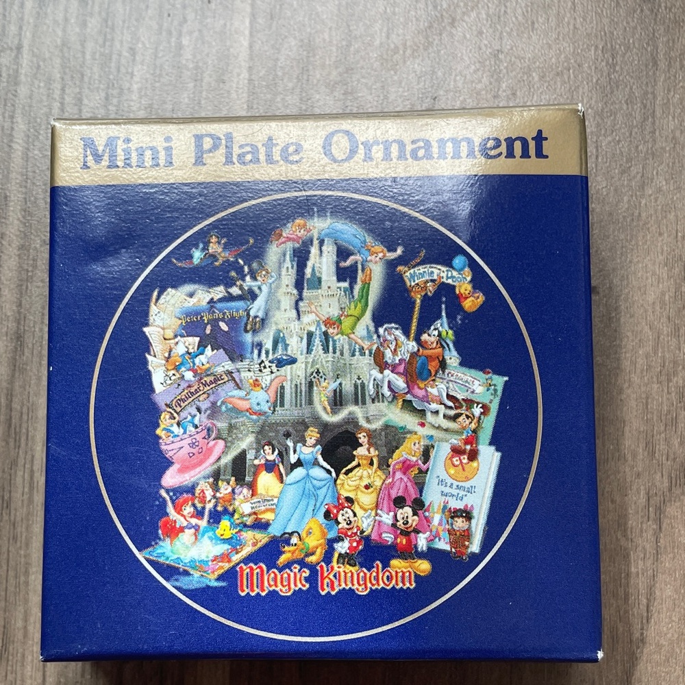 VTG DISNEYWORLD MINI PLATE ORNAMENT